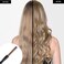 FoxyBae Wanderlux 32mm Curling Wand  Professional Rose Gold Titanium Hair Curling Iron with Temperature Control  Auto Shut Off  LCD Display