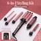 Asani Curling Iron Wand Set 6in1  Beachwaver Hair Curler with 3 Barrel Hair Crimper Tapered Spiral Curling Iron  Fast Heating Travel Hot Styling Tools for Women with Dual Voltage 110240V AC