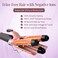 Asani Curling Iron Wand Set 6in1  Beachwaver Hair Curler with 3 Barrel Hair Crimper Tapered Spiral Curling Iron  Fast Heating Travel Hot Styling Tools for Women with Dual Voltage 110240V AC