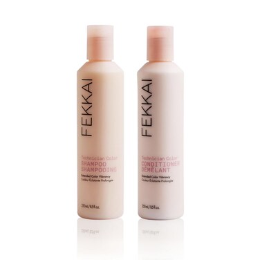 FEKKAI Technician Color Shampoo 85 oz  Conditioner 85 oz  Extends Vibrancy of ColorTreated Hair  Free of Sulfates Parabens Phthalates  Vegan CrueltyFree