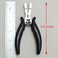 Fusion Bond Crusher Tool for Keratin Hair Extensions Pliers for Micro Rings Beads Black Hair Extensions opener and Removal Tool Professional Hair Extension Tool 1pc Black