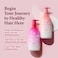Shampoo and Conditioner Set  Clarifying and Nourishing Hair Care Set for Itchy Scalp and Dry Hair  Apple Cider Vinegar Natural Oil SiliconeFree Sulfate Free 211 oz x2