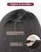 LONAI Clip In Hair Extensions 6PCS 24 Black Hair Extensions Long Mermaid Waves Wavy Synthetic Clip On Hairpiece For WomenBlack