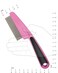 Multifunctional Stainless Steel FineToothed Dandruff Comb Professional Scalp Care Tool Suitable for Children and Adults Pink