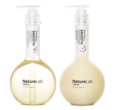 NATURELAB TOKYOPerfect Smooth Shampoo  Conditioner Weightless Frizz Control for Smoother Healthier Hair and Scalp I 115 FL OZ Each