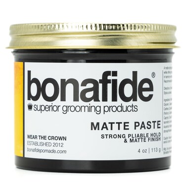 Matte Paste 4 oz IMPROVED FORMULA Matte Finish Texturing Pliable Strong Hold Water Based Formula Washes out Easily Light Citrus Fragrance