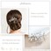 JAKAWINBride Wedding Hair Comb Crystal Hair Piece Rhinestone Bridal Hair Accessories for Women HC042 Silver