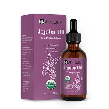 Jojoba Oil 2oz USDA Certified Organic 100 Pure for Hair Growth Face  Skin 100 Natural Hair Oil Moisturize Nails Ear Scalps Cuticles Facial Oil for Gua Sha Massage Jojoba Oil for Hair