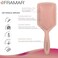 Framar Detangler Brush Paddle Brush  Elegant Detangling Brush No more Tangles Hair Brush  Hair Brushes for women men and children Champagne