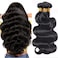 Body Wave Brazilian Virgin Hair Bundles  Unprocessed 100 Human Hair Weave for Black Women  3 Bundles Natural Black Color Hair Extensions