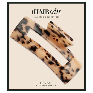 The Hair EditEpic Clip  Jumbo Hair Claw Clip With A Tortoise Finish