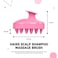 RELAXO Shampoo Massager Brush for All Kinds of Hairs Shower Scalp Massager for Men  Women  Helps Promote Healthy Blood Flow Relieve Stress Pink
