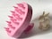 RELAXO Shampoo Massager Brush for All Kinds of Hairs Shower Scalp Massager for Men  Women  Helps Promote Healthy Blood Flow Relieve Stress Pink
