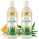 Eczema  Psoriasis Shampoo  Conditioner Set For Men  Women  Aloe Vera  Manuka Honey for Gentle Itchy  Dry Scalp Treatment  AntiDandruff AntiSeborrheic Dermatitis Sulfate Free Hypoallergenic