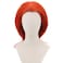 PARTY ZONE Long Orange Cosplay WigWomen Synthetic Straight Role Play Hair Anime Wigs for Party Halloween Costume Wig