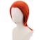 PARTY ZONE Long Orange Cosplay WigWomen Synthetic Straight Role Play Hair Anime Wigs for Party Halloween Costume Wig
