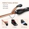 9mm Thin Curling Iron Ceramic 38 Inch Small Barrel Curling Wand for Long  Short Hair LCD Display with 9 Heat Setting Include GloveGolden