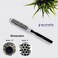 SPORNETTE75 Inch Mini Rounder Brush mr1 Small Round Hair Brush  Metal Thermal Barrel And Boar And Nylon Bristles For Blow Drying Styling And Volume To Short Hair And Bangs For Men And Women