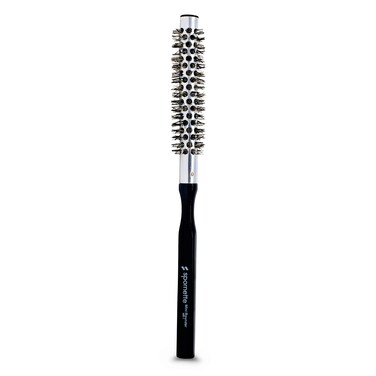 SPORNETTE75 Inch Mini Rounder Brush mr1 Small Round Hair Brush  Metal Thermal Barrel And Boar And Nylon Bristles For Blow Drying Styling And Volume To Short Hair And Bangs For Men And Women