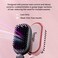 LANGE HAIRMane Pass 2in1 Straightening Brush  CeramicCoated Bristles  Negative Ion Function  Adjustable Temperature  Auto ShutOff  360 Swivel Cord  for Smooth FrizzFree Hair Blush