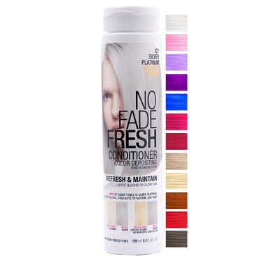 Icy Silver Platinum Color Depositing Conditioner  Semi Permanent Hair Color with BondHeal Bond Rebuilder  Silver Hair Dye Toner to Remove Yellow  Deep Conditioner Hair Mask 64 oz