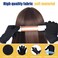 IKOCO Heat Proof Medium Glove Mitts for Hair Styling  2Pcs for Flat Iron Curling Wand and HotAir Brushes
