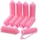 Zhehao36 Pcs Pink Foam Sponge Hair Rollers 276 Inch Small Flexible Sleeping Hair Curlers Soft Hairdressing Curlers for Women Hair Styling2 cm DiameterPink