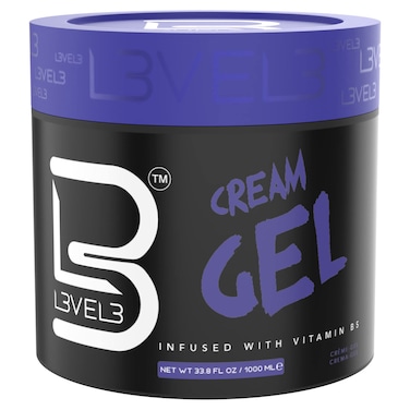 L3 Level 3 Cream Gel  Provides Volume and Medium Hold  With Vitamins to Nourish and Protect Hair Level Three Mens Hair Styling Cream