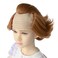 AnogolWig Cap Brown Pennywise Wig Short Wavy Synthetic Wig Brown Wigs Brown Synthetic Wigs Cosplay Costume Wig Anime Outfit for Halloween Party Wig