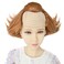 AnogolWig Cap Brown Pennywise Wig Short Wavy Synthetic Wig Brown Wigs Brown Synthetic Wigs Cosplay Costume Wig Anime Outfit for Halloween Party Wig