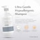 Theorie Pure Ultra Gentle Hypoallergenic Shampoo  PlantBased  Vegan  Conditions  Soothes Itchy  Allergy Prone Skin  FragranceFree  Suited for Sensitive Scalp Pump Bottle 400mL