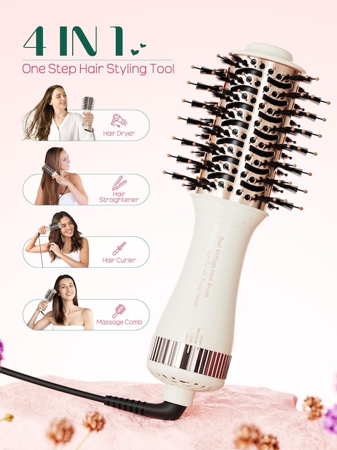 Hair Dryer Dual Voltage Hair Straightener Brush Buy 4in1 Travel