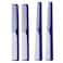 JOHNNY B Professional 4 Pack Carbon Cutting  Styling Combs for Barbers AtHome Use Blue