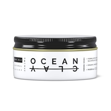 SHEHVOO Ocean Clay  Premium Mens Hair Styling Clay  Firm Hold  Natural Shine  Sulfate  Paraben Free 24 oz