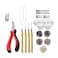1000pcs Micro Silicone Rings Beads Hair Extensions Kit Itip Hair Pliers Micro Pulling Hook Needle Loop Threader and 1000pcs Micro Silicone Links