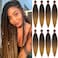 Ombre Prestretched Braiding Hair Top Silky Braid Hair Extensions Itch Free Crochet Twist Hair Braids Yaki Texture Original Braiding Hair Pre Stretched 021 poundbundle 248 bundles 1b3027