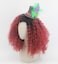 SpeedBeautyWomens Long Red ombre black Curly Wig with Hat Accessories Halloween Costume Wig