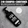 2in1 Biotin Shampoo and Conditioner for Men  Hair Thickening and Strengthening Formula  SLSfree and ParabenFree