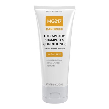MG217Dandruff Shampoo  Conditioner 3percent Salicylic Acid Shampoo  Conditioner 8 oz Tube Clear