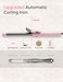 Rotating Curling Iron 1 Inch  TYMO Automatic Curling Wand for Beach Waves 2024 Upgraded Professional Tourmaline Ceramic Auto Curler with 40M Negative Ions  30s Heatup for MediumLong Hair Pink