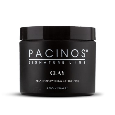 PacinosSignature Line Clay Hair Paste  Long Lasting Styling Wax with Firm Hold for All Hair Styles 4 Oz