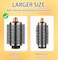 Large Round Volumizing Brush for Dyson Airwrap Attachments Bigger Round Brush Attachment for Dyson Air Wrap Styler Fluff up and Volumize for Styling Gold