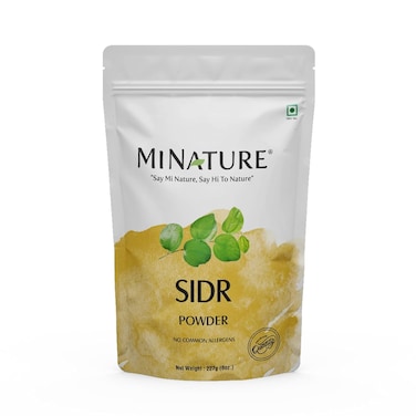 mi nature Sidr Powder 227g 8oz 05 lb  Natural Hair Conditioner and Cleanser with Mucilages and Saponins for All Hair Types