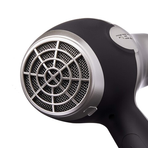 RED by Kiss Hair Dryer 2400 Tourmaline Ceramic Technology Professional Blow Dryer Maximum Shine Fast Drying Adjustable Settings 3 Attachments Salon Quality