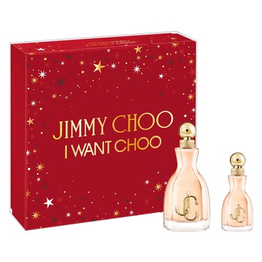 Jimmy ChooI Want Choo Eau de Parfum 2 Piece Set  33 fl oz Spray 13 fl oz Spray  Long Lasting Fragrance with notes of Mandarine Juice Jasmine  Vanilla  Floral  Woody