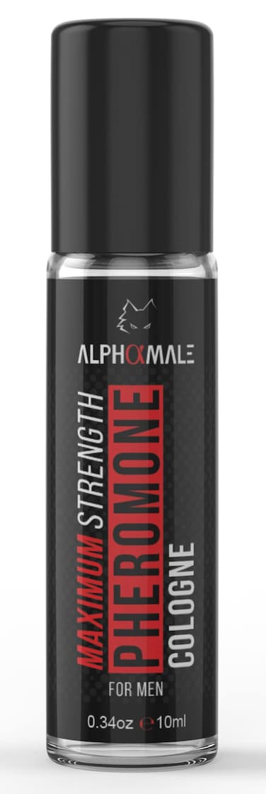 AlphaMale Pheromone Cologne For Men  Extra Strength Pure Pheromone Perfume Oil  Amplified Mens Cologne With Pheromones  034 oz 10 mL
