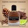Valentine for Men EDP 34 fl Oz Top Notes of Woody  Outdoor of Sweet Myrtle  Zesty Bergamot  Middle Scent of Roasted Coffee Bean Chocolate  Hazelnut  Free of Paraben  Elegant 100ml Bottle