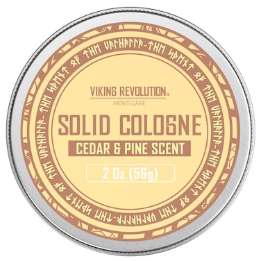 Viking Revolution Cedar and Pine Mens Solid Cologne Men 2 Oz  Men Solid Perfume with Cedar and Pine Cologne for Men  Balm Cologne for Mens Cologne Balm Travel Cologne Wax 1 pack Cedar and Pine