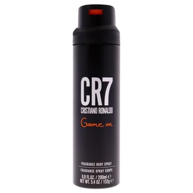 CR7 CR7 Game On  Aromatic Fragrance For Men  Woody And Alluring Scent  Tropical And Dense Essence  A Dark And Sophisticated Aesthetic  Bold And Long Wearing  68 Oz Body Spray