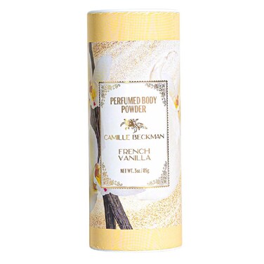 French Vanilla Scented TalcFree Body Powder Perfumed Dusting Powder Camille Beckman 3 Ounce